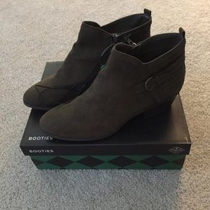 St. John’s Bay olive green booties.